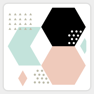 Geometric Art Sticker